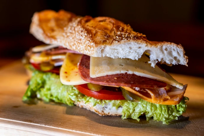 ham and cheese sandwich